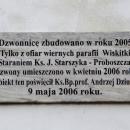 2013 Commemorative plaque of All Saints church in Wiskitki - 03